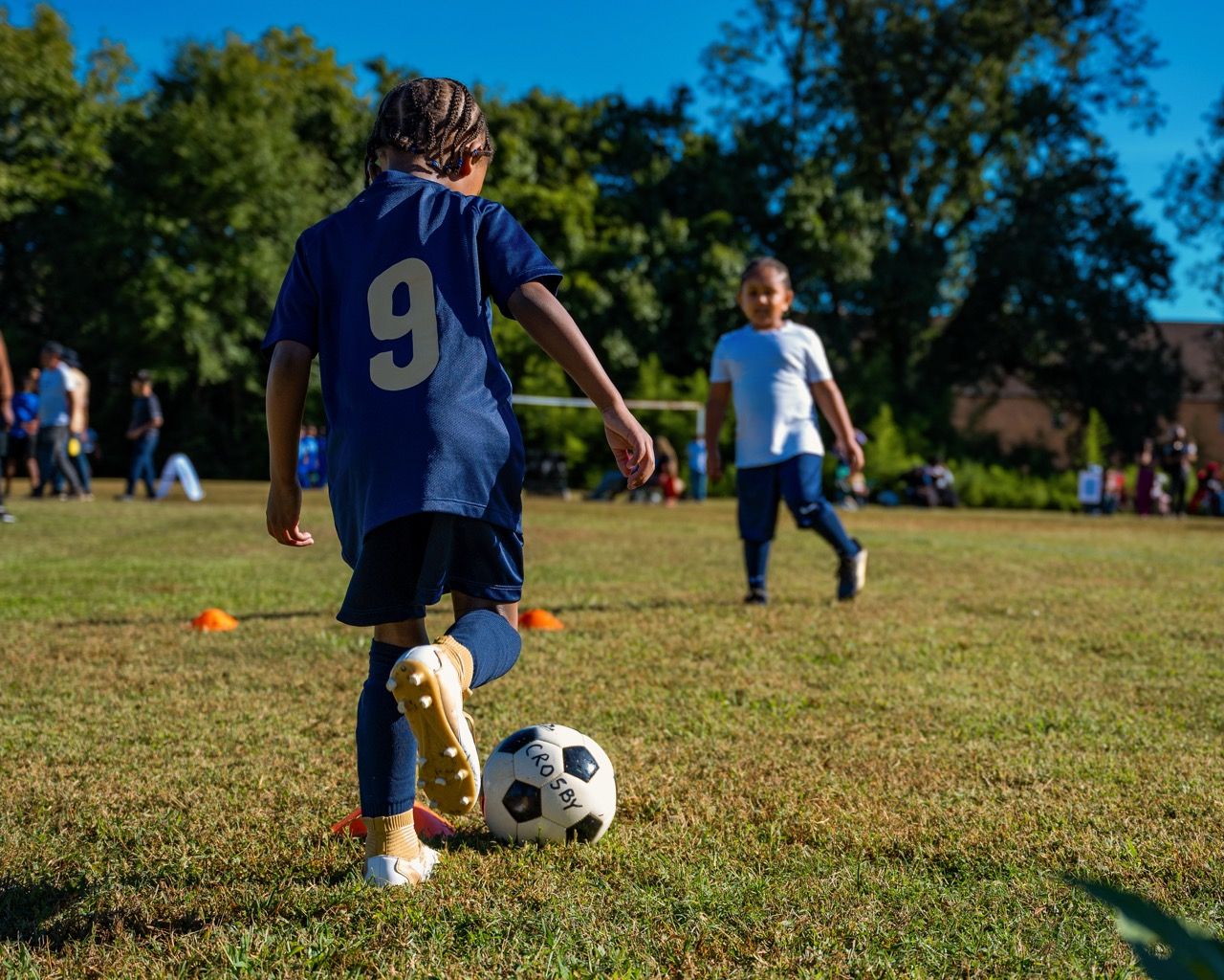 KWG players during a fall game